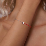 925 Sterling Silver & Plated White Gold 160+30mm Bracelet