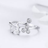 925 Sterling Silver 0.2cm Wide Ring for Women