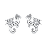 925 Sterling Silver Oxidized Silver 0.7cm Earrings