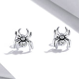 S925 Oxidized Silver Earrings for Women