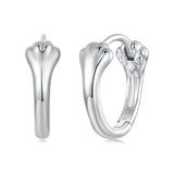 925 Sterling Silver Plated White Gold Earrings for Women
