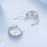 925 Sterling Silver White Gold Plated Earrings for Women