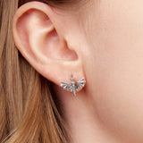 925 Sterling Silver Oxidized Silver Earrings for Women