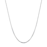 925 Sterling Silver Platinum Plated 45cm Chain Length Necklace for Women
