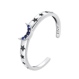 925 Sterling Silver Pavé Setting CZ Oxidized Ring | Size Nan | Style E