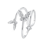 925 Sterling Silver Pavé Setting CZ Ring