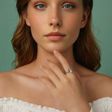 925 Sterling Silver Gold Plated Rings for Women