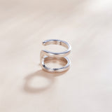 925 Sterling Silver Earrings 1.2*0.8cm with Platinum Plating for Women
