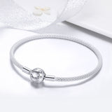 925 Sterling Silver SCB Bracelet Size 17.0cm
