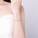 925 Sterling Silver Adjustable 19cm Bracelet for Women
