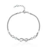 925 Sterling Silver Bracelet 22CM for Women