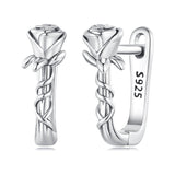 925 Sterling Silver Earrings with Oxidized Finish for Women