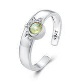 925 Sterling Silver Pavé Setting CZ Ring 2.6-4.3mm Width for Women