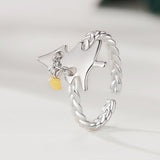 925 Sterling Silver Gold Plated Rings for Women
