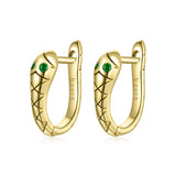925 Sterling Silver Plated Platinum CZ Earrings for Women