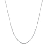 925 Sterling Silver Platinum Plated 45cm Chain Length Necklace for Women