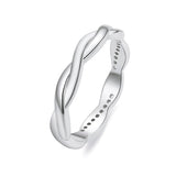 925 Sterling Silver Pavé Setting CZ Ring