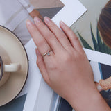 925 Sterling Silver Oxidized Round Paw Print Ring Size 6.0 for Women