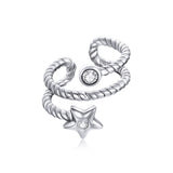 925 Sterling Silver Oxidized Silver Pavé Setting CZ Earrings