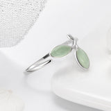 925 Sterling Silver Ring for Women - 0.1cm Width, 1.3cm Height