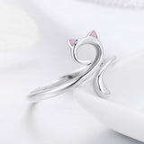 S925 Sterling Silver Adjustable Ring for Women