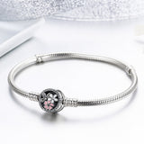925 Sterling Silver Bracelet 18CM for Women