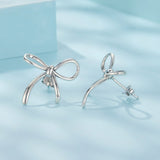 925 Sterling Silver Earrings in Oxidized Finish - Size 1.7*1.8cm for Women
