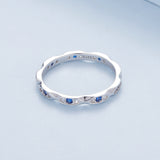 925 Sterling Silver Pavé Setting CZ Ring Size 6.0 for Women