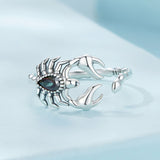925 Sterling Silver Pavé CZ Oxidized Silver Ring 1.9mm Style E
