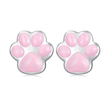 925 Sterling Silver Enamel Black Gold Plated Earrings for Women