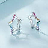 925 Sterling Silver Earrings with Pavé Setting CZ for Women