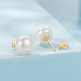 925 Sterling Silver Freshwater Pearl Earrings for Women