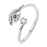 S925 Sterling Silver Pavé Set CZ Oxidized Silver Ring