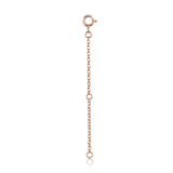925 Sterling Silver + Plated Platinum 10cm Extension Chain Necklace