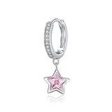 925 Sterling Silver Earrings with Pavé Setting CZ for Women