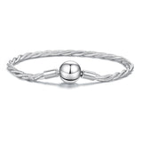 925 Sterling Silver Bracelet 17cm with Oxidized Finish