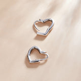 925 Sterling Silver & Platinum Earrings for Women