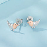 925 Sterling Silver Earrings for Women - 0.6*0.8cm