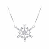 925 Sterling Silver White Gold Plated 1.8x1.9cm CZ Pendant Necklace for Women