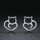 925 Sterling Silver Oxidized Earrings