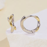 925 Sterling Silver White Gold Plated Earrings