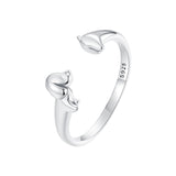 925 Sterling Silver Oxidized 1.8mm Width Elegant Style E Ring