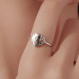 925 Sterling Silver Oxidized Silver Stylish Ring