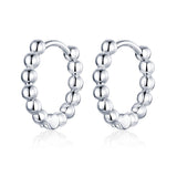 925 Sterling Silver Plated Platinum Earrings for Women