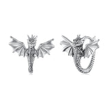 925 Sterling Silver Oxidized Silver Earrings for Women
