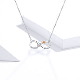 925 Sterling Silver Necklace 40-45cm for Women