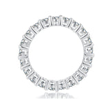 925 Sterling Silver Moissanite 0.1ct Ring Size 6 for Women