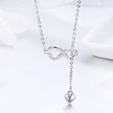 925 Sterling Silver Adjustable Necklace 38-45cm for Women