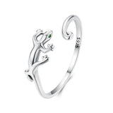 925 Sterling Silver Oxidized Pavé Setting CZ Ring