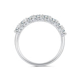 925 Sterling Silver Plated Moissanite Ring Size 5 for Women